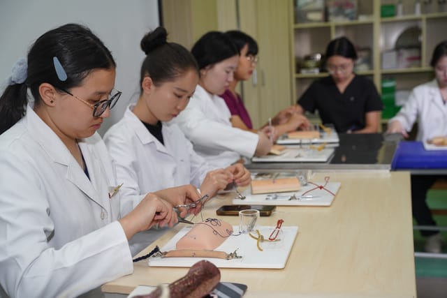 Suturing practice